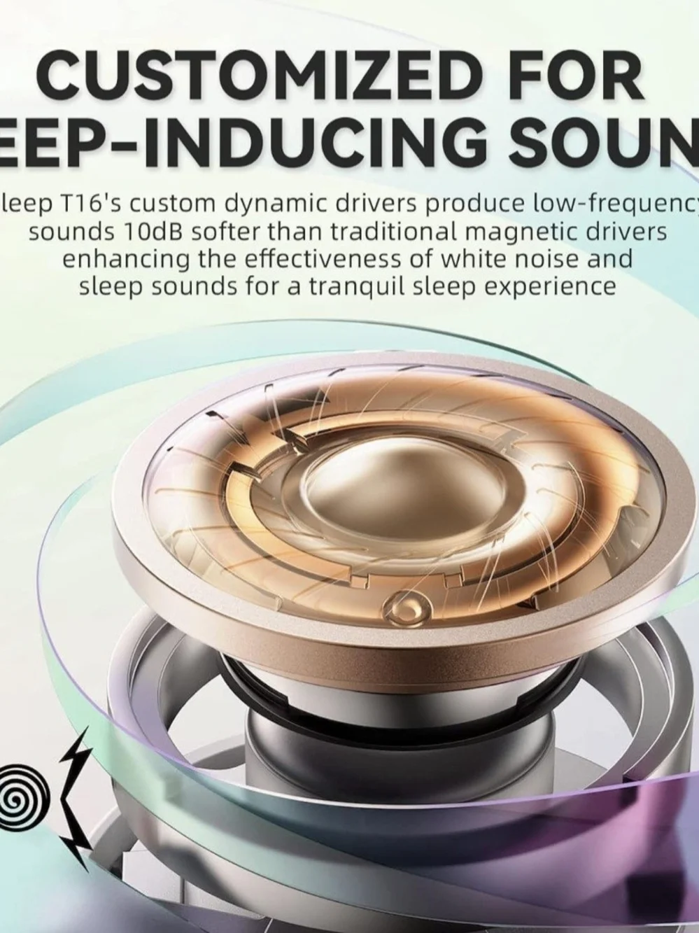 Mudtun T16 Sleeping Wireless In-Ear Earbuds Bluetooth
